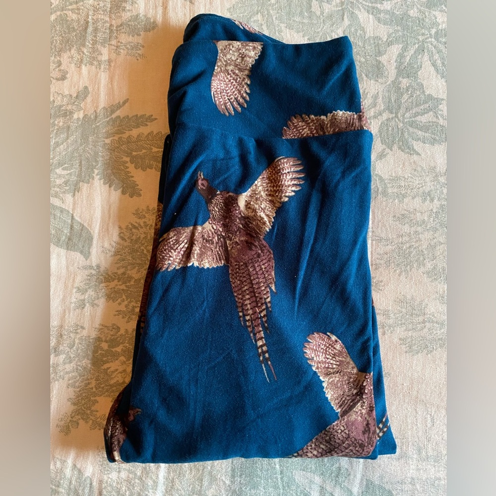 LulaRoe One Size Pheasant Leggings